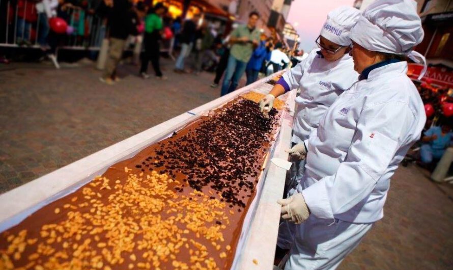 Bariloche prepara la barra de chocolate más larga del mundo