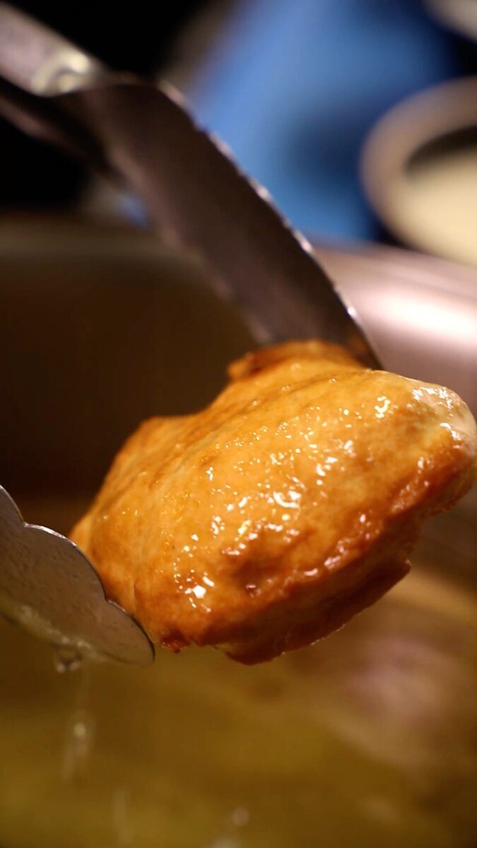 El 19 comé pescado: buñuelos de gatuzo