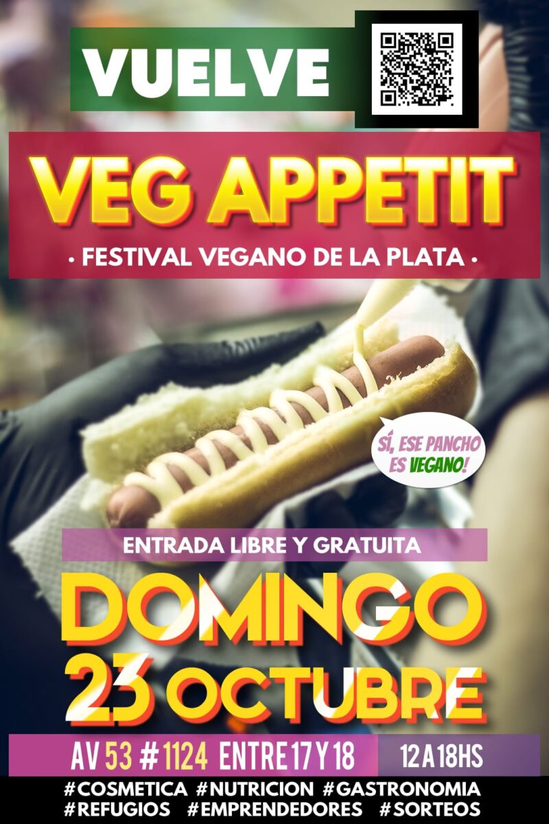 Se viene el Veg Appetit, el festival de comida vegana platense