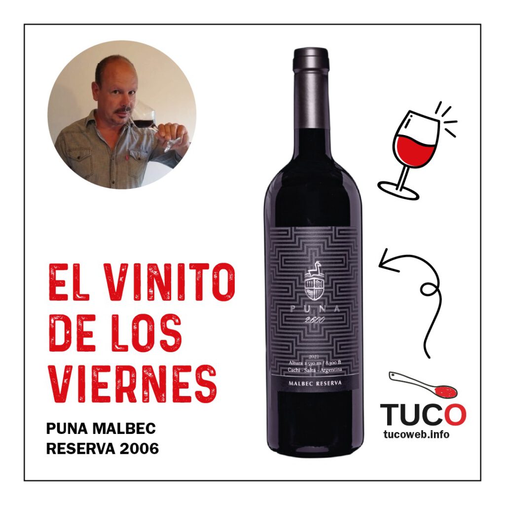 El vinito de los viernes: Puna Malbec Reserva 2006