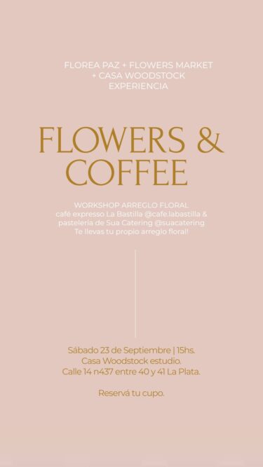 menu coffee flower