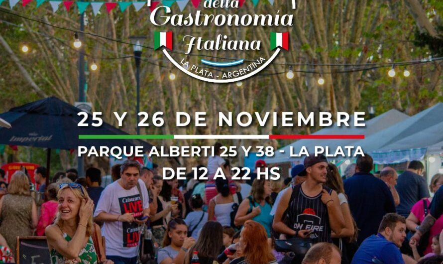 Festival de la cocina italiana en Parque Alberdi