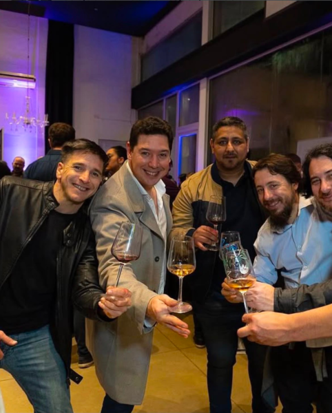 Copas de vino listas para la degustación en la Expo Vinotecas Beber 2026.
