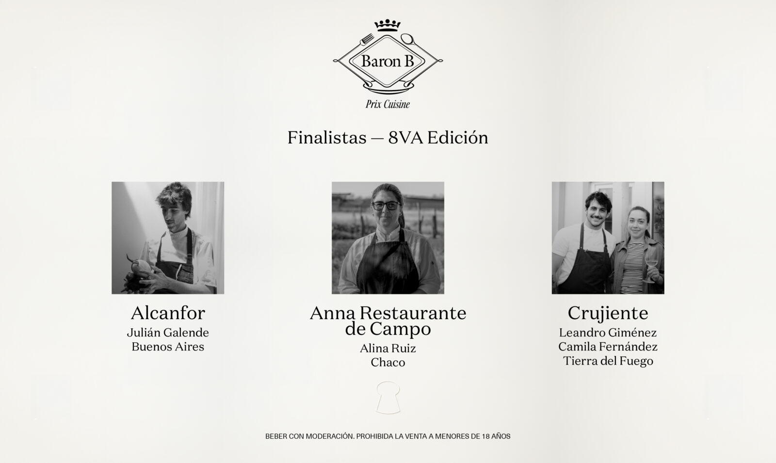 El Prix Baron B anunció a los tres proyectos finalistas de su 8va. edición