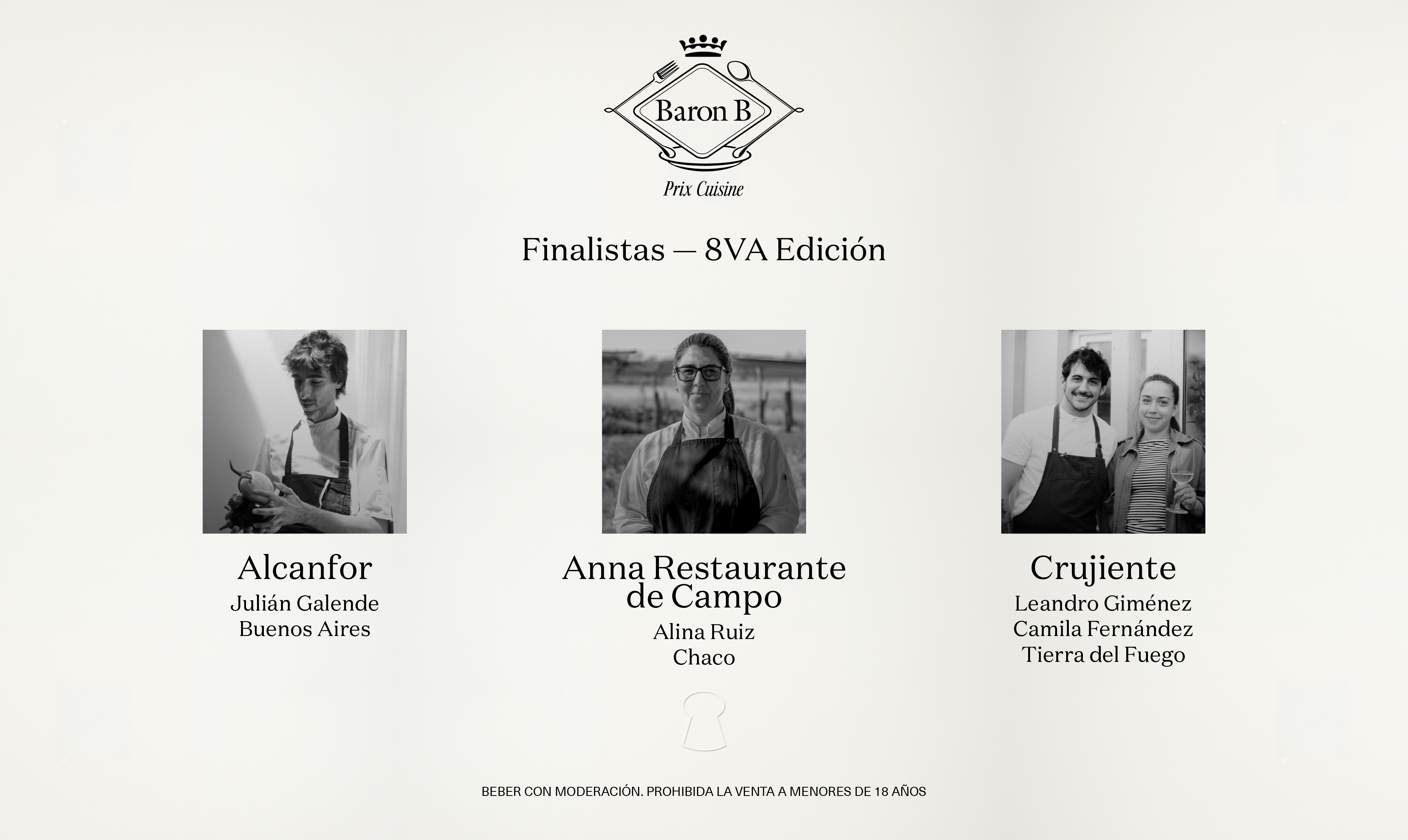 El Prix Baron B anunció a los tres proyectos finalistas de su 8va. edición