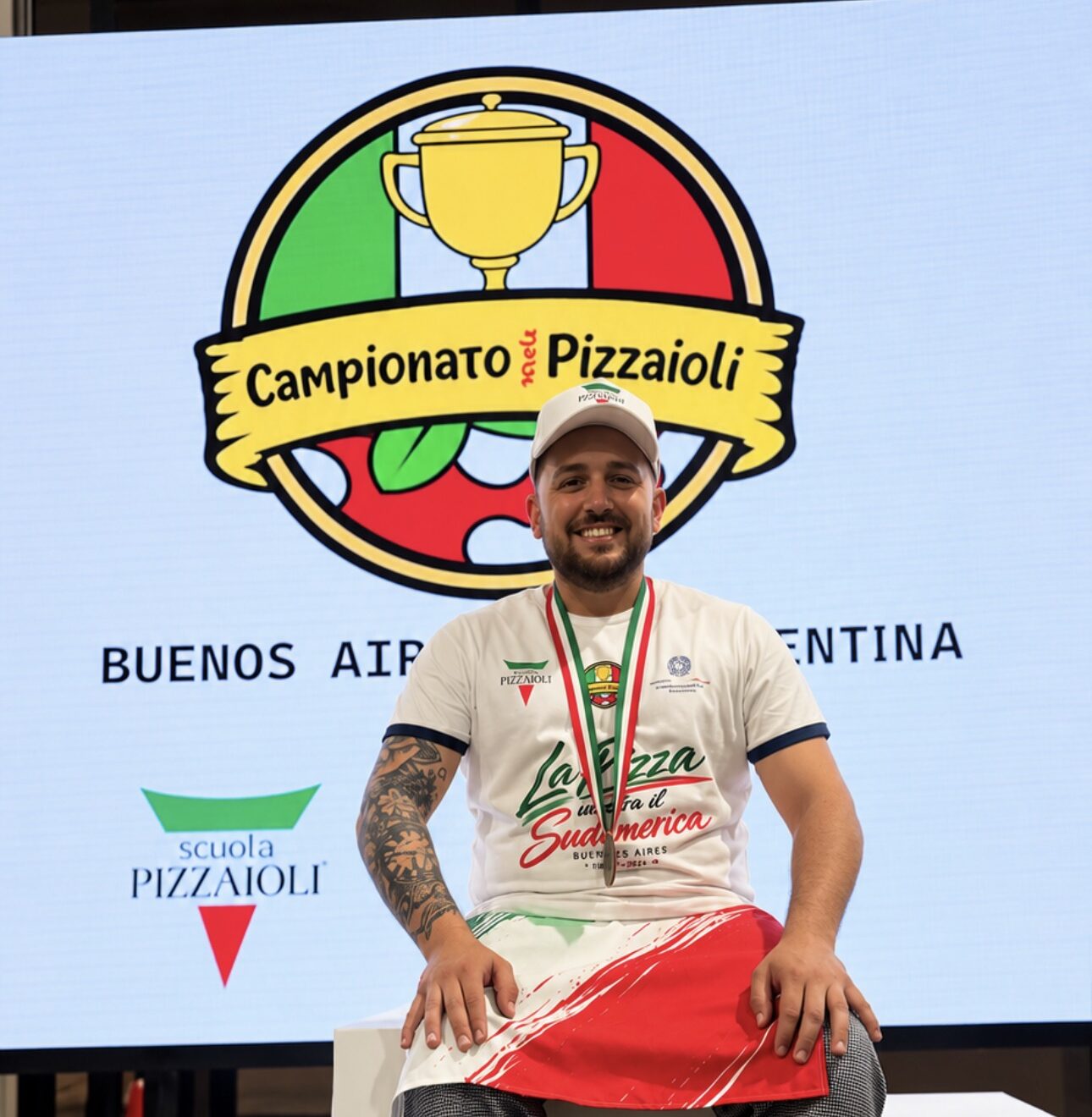 Dale campeón: el mejor pizzaiolo de Sudamérica es Lulo Herrera de Berisso